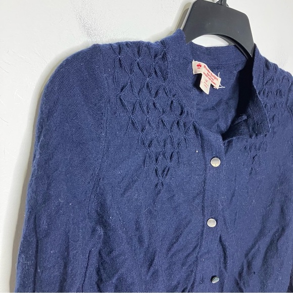Brooks Brothers merino wool sweater navy blue size medium/small - Picture 1 of 5